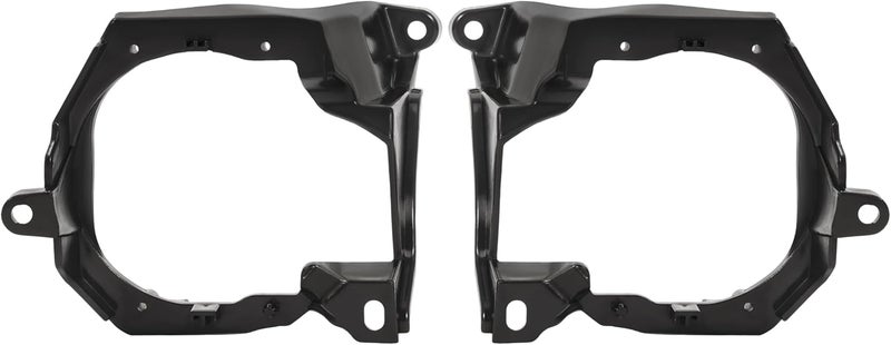 ALMULOO Pair Fog Light Bezel Bracket Trim Compatible with 2015-2017 Ford Mustang EcoBoost/EcoBoost Premium/GT/GT Premium/V6/2015 Mustang GT 50 Years Limited Edition Replacement for FO2603107 FO2602107 - Image 1